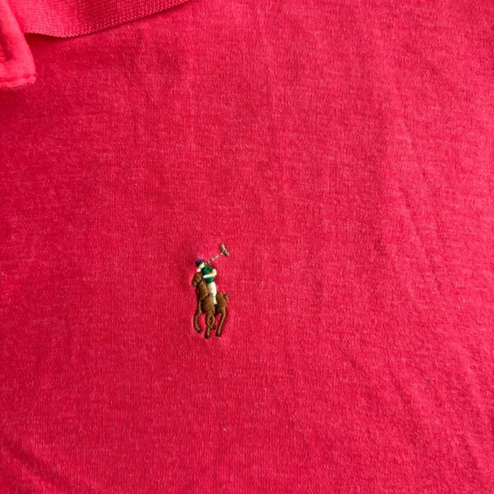 Polo Ralph Lauren Polo Shirt Mens 3XLT Classic Fit Red Short Sleeve Flesh Pony